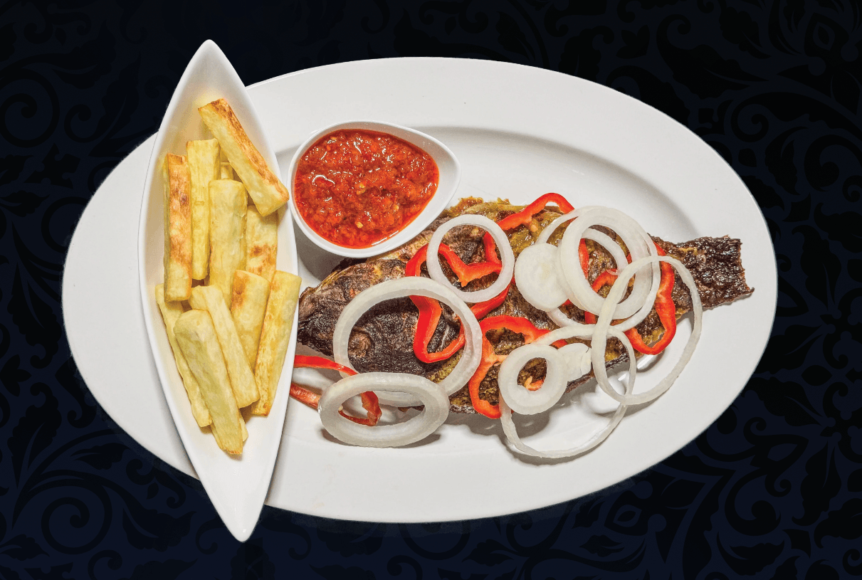 Baked Fish & Yam