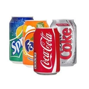 Coke, Pepsi, Fanta, Sprite